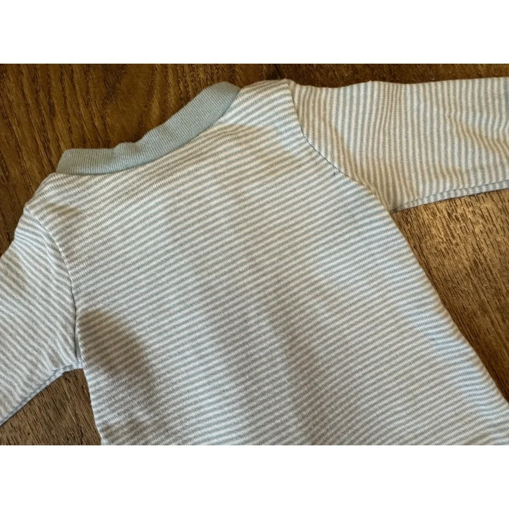Carters Preemie Baby Boy Sleeper Zipper Outfit Romper Pajamas‎ Clothes Striped